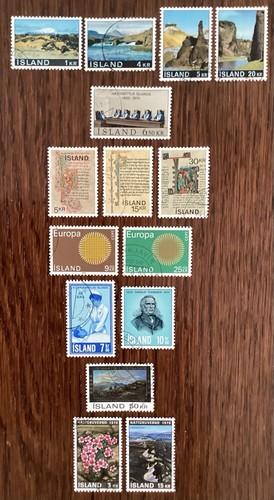 Iceland 1970 sets fine used - iceland,