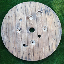 *Great Table Top /Cable Reel/Spool End/Garden -Upcycling-WITHOUT LEGS 50cm-124cm