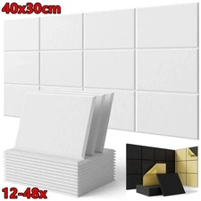 48x Acoustic Wall Panel Tiles