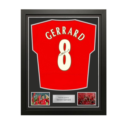 Steven gerrard back signed - gerrard,