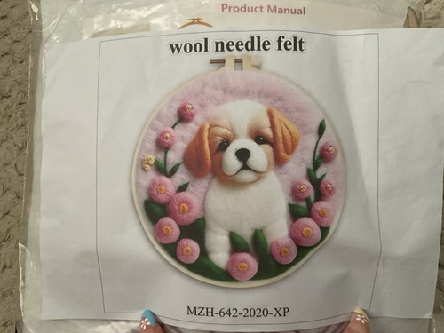 Dog wool needle - dog, kit