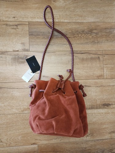 Zara bnwt rust - zara, leather