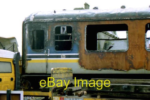 Photo 6x4 fire damaged - photo, train