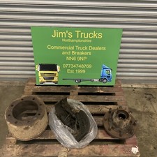FA DAF 8 STUD REAR HUB, DRUM AND SHOES.