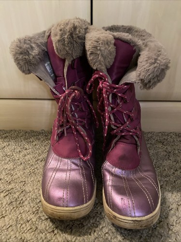 Landsend girls purple - purple, snow
