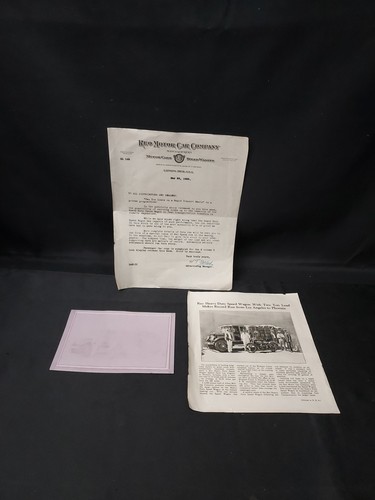 Orig 1926 reo - reo, speed