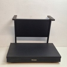 Vintage SHARP TV Stand VHS Gaming Stand Cabinet On Wheels CRT Gaming