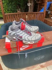 Nike Air Max Plus Tuned (TN) - Grey/Red- Size 7