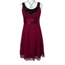 Monsoon Petite Y2K Size 10 Dress Silk Sequin Party