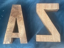 Wooden ‘A-Z’ Decorative Accent Block Bookends