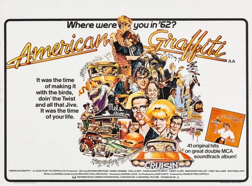 American graffiti 1973 quad - graffiti,