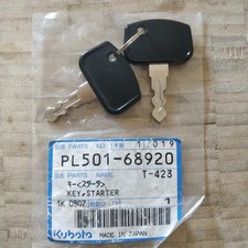 GENUINE KUBOTA IGNITION KEY (2X KEYS) PL501-68920 SUITS GR, RTV, BX 