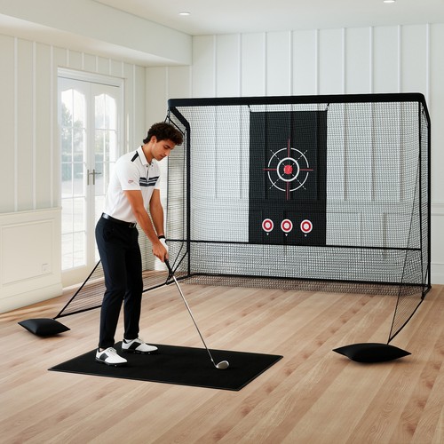 Golf practice hitting - practice,