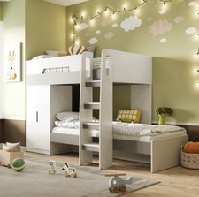 Kids Bunk Bed Wooden Frame