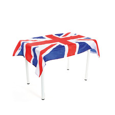 UNION JACK FLAG TABLECLOTH 5X3 FT VE DAY STREET PARTY GB SPORTS DECORATION