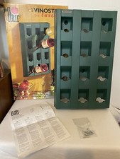 Vintage Flair Vinostore De Luxe 12 Bottle Wall Rack Wine Bottle Holder Display