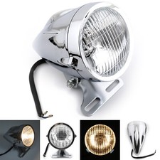 Chrome bullet headlight lamp - chrome,