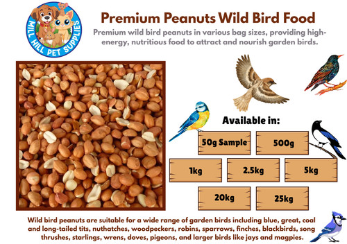 Premium peanuts wild bird food - premium,