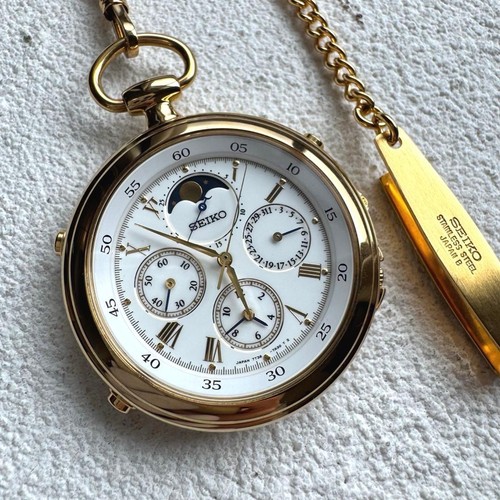 Seiko pocket watch 7t36 7a20 - seiko,