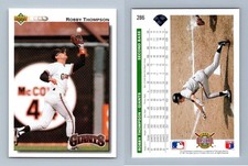 Bobby Thompson - Giants #286 Baseball 1992 Upper Deck Trading Card