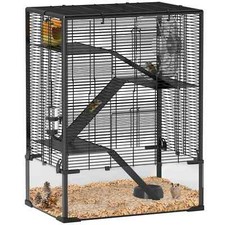 4-Tier Hamster Cage Glass Base