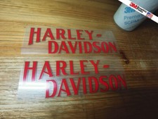 Harley Davidson red gold fuel