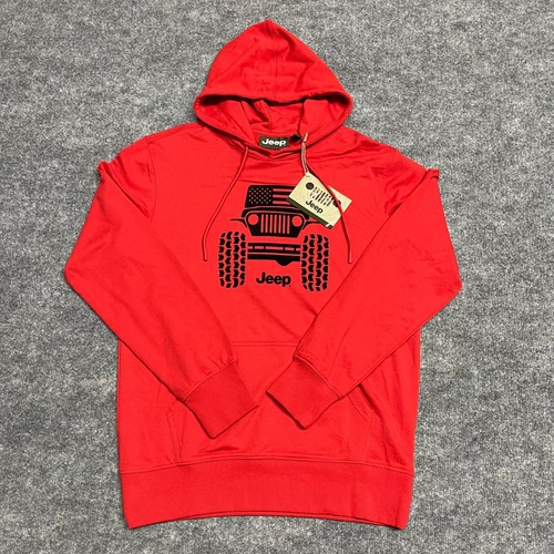 Jeep hoodie men - hoodie, red