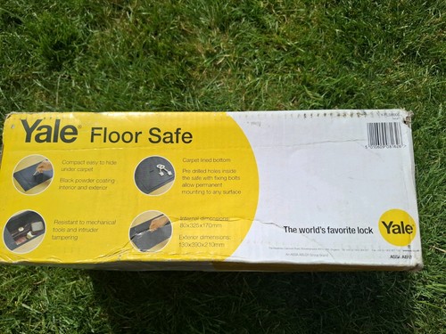 Yale black floor safe - yale,