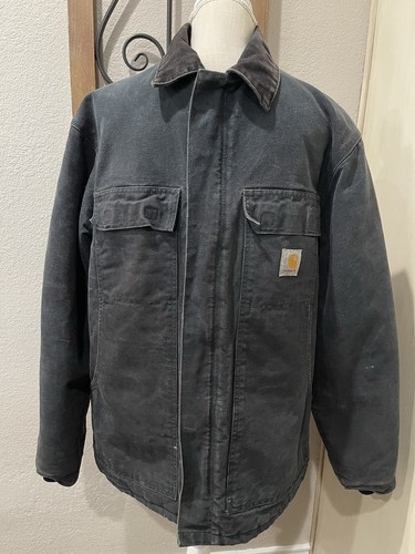 Carhartt c03 blk lined - lined, chore