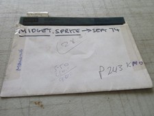 MG MIDGET, SPRITE TO 1974