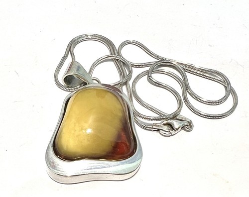 Vintage 925 silver amber - 925,