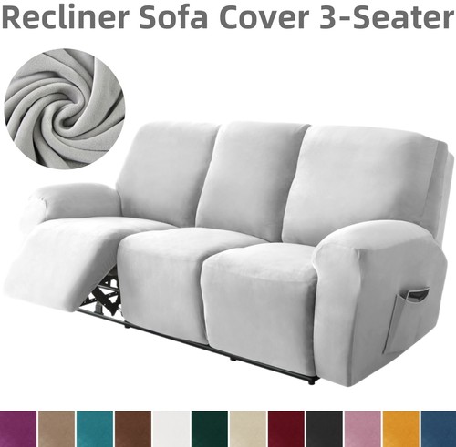 Plush velvet recliner - plush,