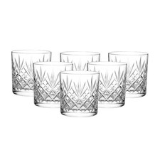Whiskey Glass Set Crystal Cut
