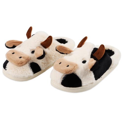 Cow cotton slippers - cotton,