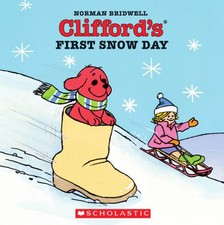 Clifford's First Snow Day (Clifford the Big Red Dog) by Norman Bridwell Book The