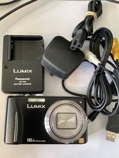 Panasonic Lumix DMC-TZ18 BLACK 14MP Digital LEICA LENS 16x Zoom Excellent+ Boxed