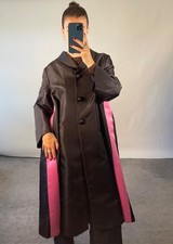 Prada Coat IT 40 UK 8 Black