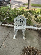 Antique White Cast Iron Garden
