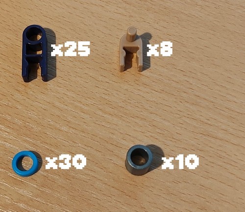 Nex spacers clips pack - spacers, &