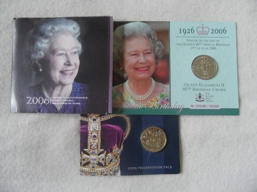 Two 2006 five - 2006, coins