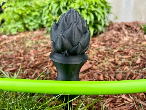 Plastic artichoke top - plastic, hose