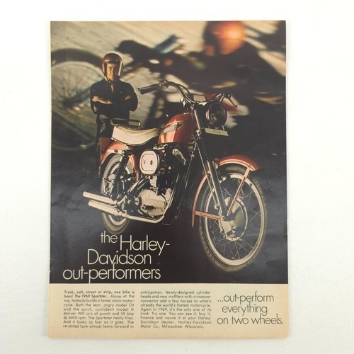 Vtg 1970 harley - harley, davidson
