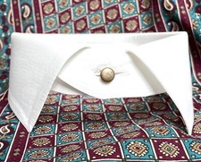 Hackett vintage collar Cameron size 15 detachable starched approx 2.5" deep ar