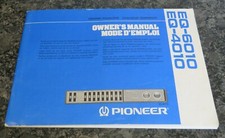 Vintage Pioneer EQ-6010/4010 Owners Instruction Manual