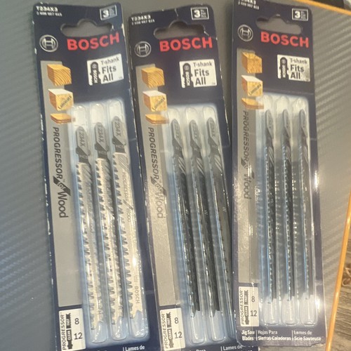 Bosch jigsaw blades 3 packs - blades,