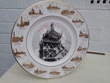 EDWARDIAN FINE BONE CHINA COMMEMORATIVE PLATE - SILVERDALE COLLIERY