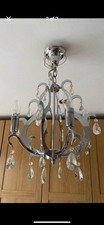 John Lewis Silver Chandelier