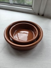 2 Tapas Style Terracotta Dishes. Look Stunning.