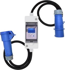 Mobile Digital Electricity Meter 230 V Power Consumption Meter with LED/Reset