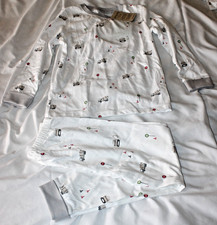 The Little White Company boys construction pyjamas - age 7-8 years - NWT